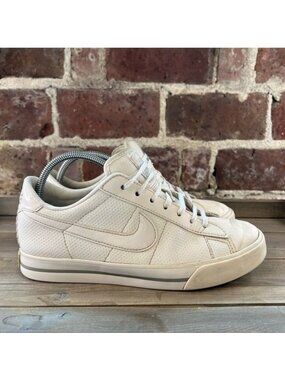 NIKE Sweet Classic Women's White Leather Sneaker Sz 7.5 (354496-110)